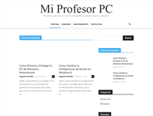 Tablet Screenshot of miprofesorpc.com